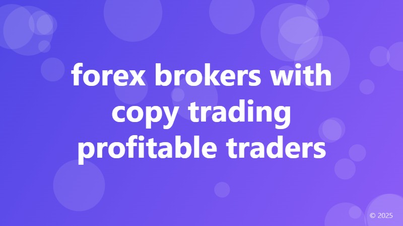 forex brokers with copy trading profitable traders